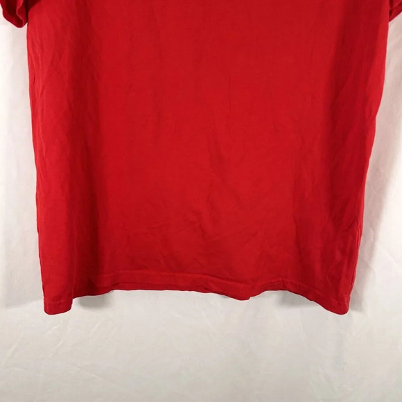 Mavi Shirt Unisex Large Red Istanbul Print Short Sleeve Crew Neck 100% Cotton - Picture 9 of 9